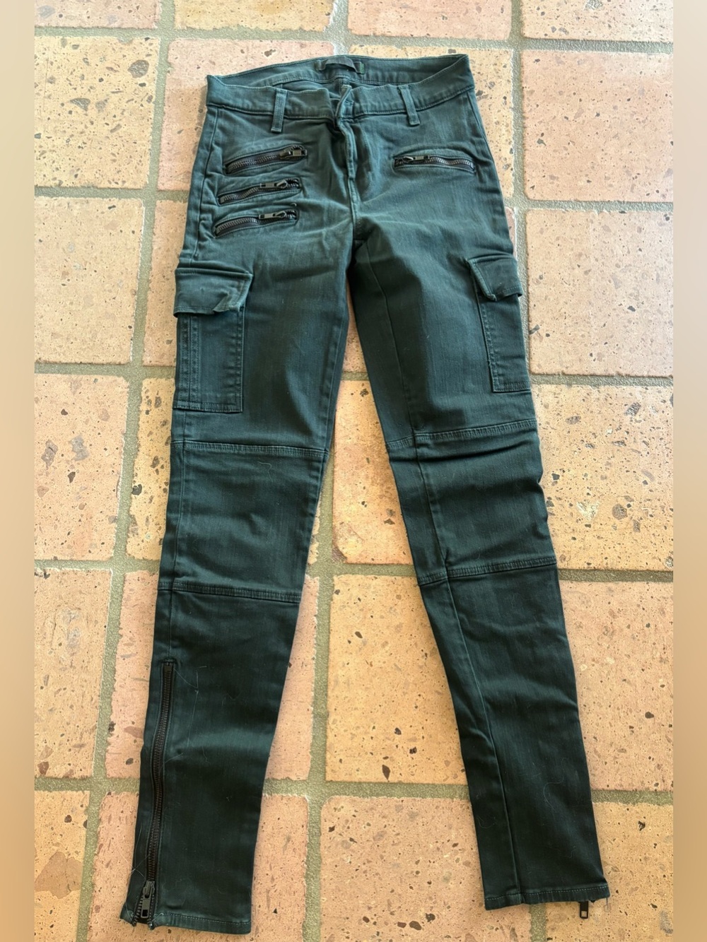 J Brand The Brix Cargo Zip Skinny Jeans